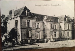 Cpa 24 Dordogne, FAUX Château Du Tour, Animée, Coll Astruc, écrite - Other & Unclassified