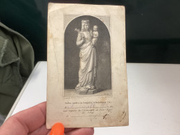Image Pieuse Et Religieuse Image Religieuse 1900 Salus Nostra In Tempore Tribulationis (Is) A Ete Reçu Membre De L'Assoc - Andachtsbilder