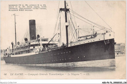 AGDP6-76-0499 - LE HAVRE - Compagnie Générale Transatlantique - Le Niagara  - Portuario