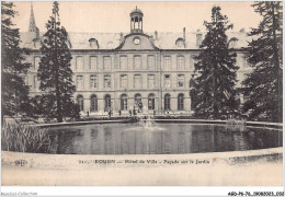 AGDP6-76-0447 - ROUEN - Hotel De Ville - Façade Sur Le Jardin  - Rouen