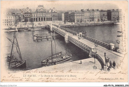 AGDP5-76-0393 - LE HAVRE - Le Bassin Du Commerce Et La Bourge  - Hafen