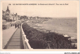 AGDP5-76-0395 - LE HAVRE-SAINT-ADRESSE - Le Boulevard Albert-1er - Vue Vers Le Port  - Sainte Adresse