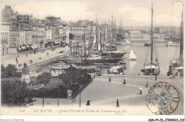 AGDP4-76-0337 - LE HAVRE - Quai D'orléans Et Bassin Du Commerce  - Port