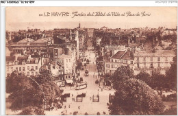 AGDP4-76-0318 - LE HAVRE - Jardin De L'hôtel De Ville Et Rue De Paris  - Square Saint-Roch