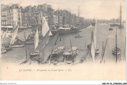 AGDP4-76-0315 - LE HAVRE - Perspective Du Grand Quai  - Portuario