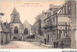 AGDP3-76-0249 - BLOSSEVILLE-SUR-MER - L'église - Route De Valery-en-eaux  - Sonstige & Ohne Zuordnung