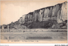 AGDP2-76-0155 - LE TREPORT - La Plage Et La Falaise  - Le Treport