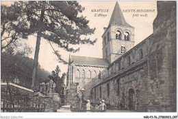 AGDP1-76-0050 - GRAVILLE SAINTE-HONORINE - L'abbaye - Côté Nord  - Graville