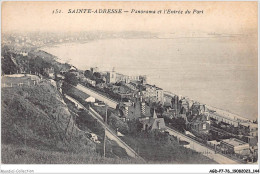 AGDP7-76-0595 - SAINTE-ADRESSE - Panorama Et L'entrée Du Port  - Sainte Adresse