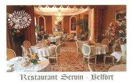 90  -  BELFORT    -PUB - CARTE VISITE -RESTAURANT SERVIN - Belfort - City