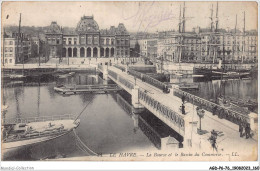 AGDP6-76-0511 - LE HAVRE - La Bourse Et Le Bassin Du Commerce  - Harbour