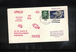 USA 1969 Space / Weltraum - Apollo XI - US Navy Recovery Force Pacific USS HORNET Interesting Cover - Estados Unidos