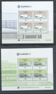 Portugal Madeira 1987 "Europa CEPT Architecture" Condition MNH OG Mundifil #1800&1801 (2 Minisheets) - Nuevos