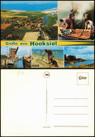 Hooksiel Wangerland Ortsansichten, Luftbild, Hafen Krabben-Kutter 1980 - Altri & Non Classificati