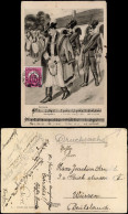 Postcard .Ungarn Trachten Typen - Ungarn Magyar Soldaten Lied 1922 - Hungary