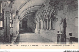 AGEP5-89-0469 - VEZELAY - Basilique De La Madeleine - Le Cloître Et L'ancienne Salle Capitulaire - Vezelay