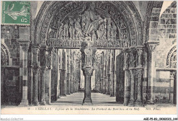 AGEP5-89-0473 - VEZELAY - église De La Madeleine - Le Portail Du Narthex Et La Nef - Vezelay