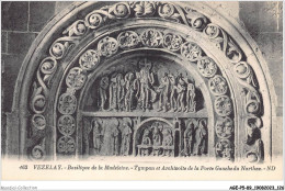 AGEP5-89-0464 - VEZELAY - Basilique De La Madeleine - Tympan Et Archivolte De La Porte Gauche Du Narthex - Vezelay