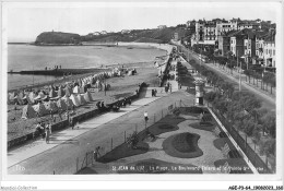 AGEP3-64-0273 - SAINT-JEAN-DE-LUZ - La Plage - Le Boulevard Thiers Et La Pointe Ste-arbe - Saint Jean De Luz