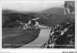 AGEP3-64-0251 - BEHOBIE - Le Pont International Sur La Bidassoa - Vue Sur Béhobia Et Irun - Espagne - Béhobie