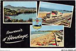 AGEP3-64-0260 - HENDAYE - Frontière Franco-espagnole - Vue Générale - Le Casino - La Plage - Hendaye