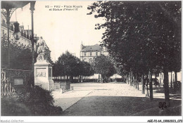 AGEP2-64-0122 - PAU - Place Royale Et Statue D'henri IV - Pau