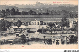 AGEP2-64-0099 - Les Basses-pyrénées - PAU - La Gare Du Midi Et Le Pic Du Midi D'ossau - Pau