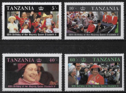 TANZANIE - ELISABETH II - N° 317 A 320 - NEUF** MNH - Königshäuser, Adel