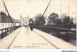 AGEP8-89-0796 - MONETEAU - La Mairie Prise Du Pont - Moneteau