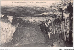 AGEP7-89-0677 - Grottes D'ARCY-sur-CURE - Yonne - Passage De Madame - Avallon