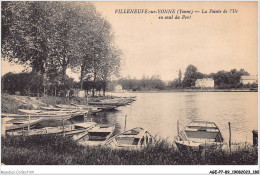 AGEP7-89-0671 - VILLENEUVE-sur-YONNE - La Pointe De L'île En Aval Du Pont - Villeneuve-sur-Yonne