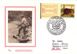 AUSTRIA POSTAL HISTORY / FISH AND FISHMEN,24.10.1985 - Cartas & Documentos