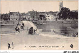 AGEP7-89-0624 - AUXERRE - Le Pont Paul Bert Et Les Quais - Auxerre