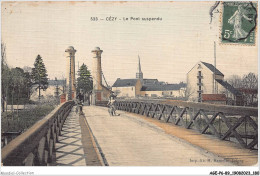 AGEP6-89-0571 - CEZY - Yonne - Le Pont Suspendu - Sens