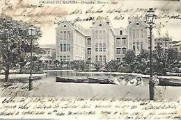 Portugal & Marcofilia, Caldas Da Rainha, Hospital Novo E Lago, Ed. Martins, Monte Estoril A Cruz Quebrada 1904 (273) - Leiria