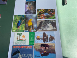 - 3 - 10 Different Phonecards With Animals - Other & Unclassified