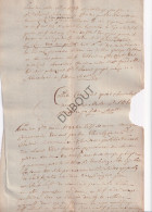 Neeroeteren - Manuscript  1793-1794 - Betreffende Gevangene Lenert Vlies (V3101) - Manuscripten