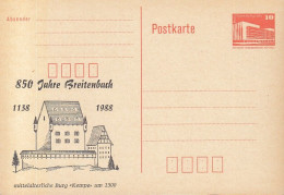 DDR PP 19 I, Ungebraucht, 850 Jahre Breitenbach, 1988 - Cartes Postales Privées - Neuves