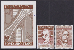 Albania, 1994, Europa CEPT, Discoveries & Inventions, Set + Souvenir Sheet - Albanien