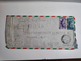 Lettera Per Via Aerea Da Genova Per Il Venezuela Del 1955 - Poste Aérienne