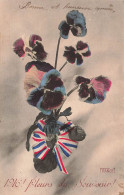 FRANCE - 1916 - Fleurs Du Souvenir - Bonne Et Heureuse Année - Carte Postale Ancienne - Other & Unclassified