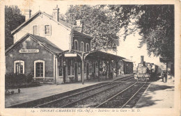 P-24-Mi-Is-1058 : TONNAY-CHARENTE. LA GARE DE CHEMIN DE FER AVEC LE TRAIN - Other & Unclassified