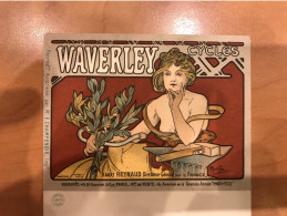 MUCHA Alphonse : Publicité Pour Les Cycles Waverley (édition Cinos) - Très Bon état - Mucha, Alphonse