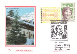 AUSTRIA POSTAL HISTORY / HERMANN GMEINER, 26.04.1987 - Lettres & Documents