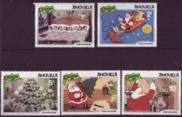 Amérique - Anguilla - The Night Before Christmas - 5 Timbres Différents - 7276 - Anguilla (1968-...)