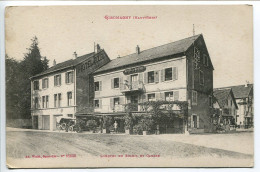 CPA Ecrite En 1918 * GIROMAGNY L'Hôtel Du Soleil Et Garage * Editeur Ad. Weick - Altri & Non Classificati