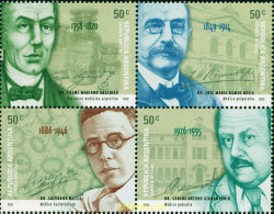 4541 MNH ARGENTINA 2002 MEDICOS - Nuevos