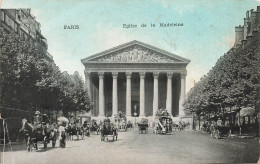 FRANCE - Paris - Eglise De La Madeleine - Colorisé - Carte Postale Ancienne - Autres Monuments, édifices