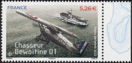 FRANCE  2022 -  Chasseur Dewoitine D1 - Issu De La Feuille De 12 Timbres - YT PA 92 Neuf ** - Unused Stamps