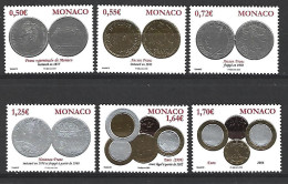 Timbre De Monaco Neuf ** N 2644 / 2649  Vendu Au Prix De La Poste - Ongebruikt